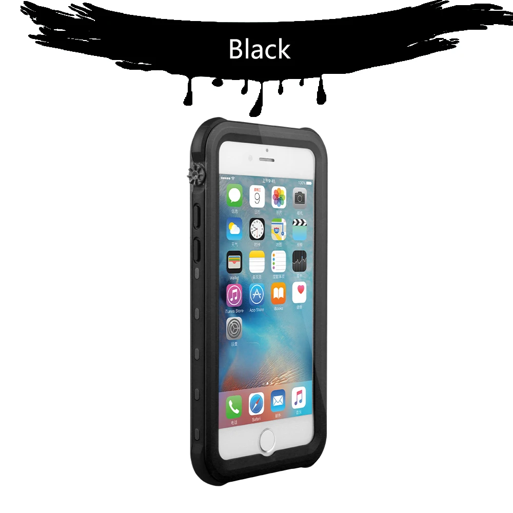 
Hot selling 360 full protector diving waterproof shock proof cell phone accessories case back cover for iPhone 8 