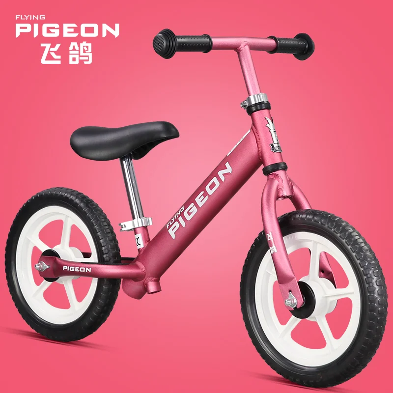 Новый летающий голубь AL-1201 12 дюймов первый велосипед из алюминиевого сплава для детей ходунки Нет Педали баланс велосипед детский велосипед баланса