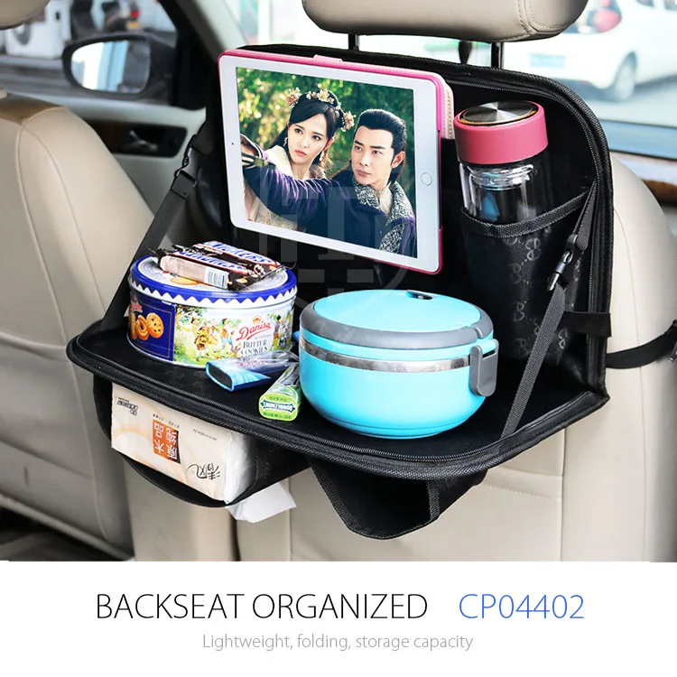 Спинка сиденья Установки Складной Автомобилей Заднем Сиденье Организатор с Хранения Лоток