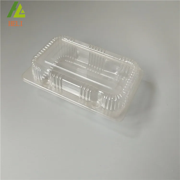 Medium Hinged PET Plastic Pie Slice cheese cake Container
