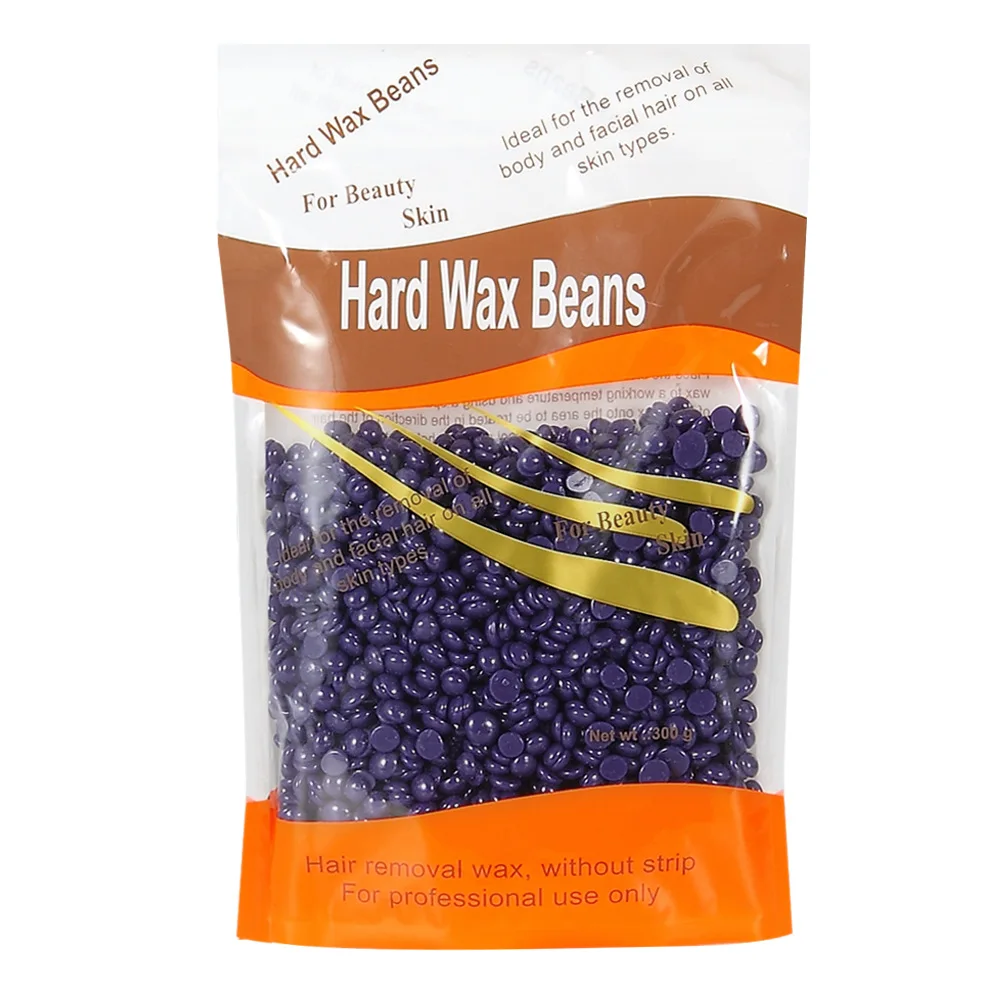 Твердое тело 300 г воск для удаления волос в бусинах Европейского органические депиляции, натуральные восковые шарики для красивого лица и тела