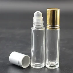 China cosmetic glass manufacturer offer high quality tubular perfume roll on bottle