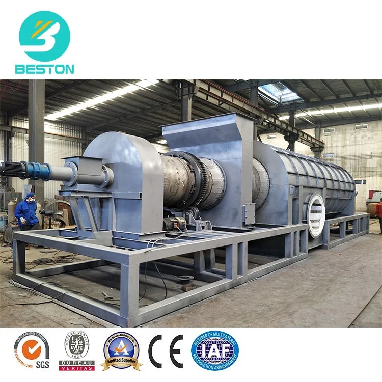 Beston Group best quality biomass carbonization furnace coffee husk making charcoal machine for sale in France