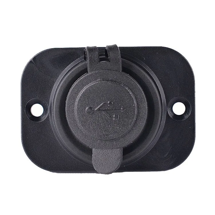 5v dual usb Motorcycle socket panel mount charger socket adapter
