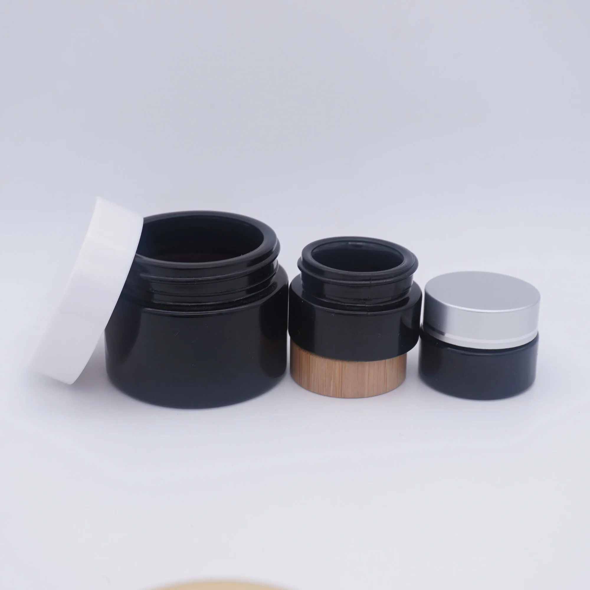 УФ стекло фиолетовый 4 унции стеклянные косметические банки