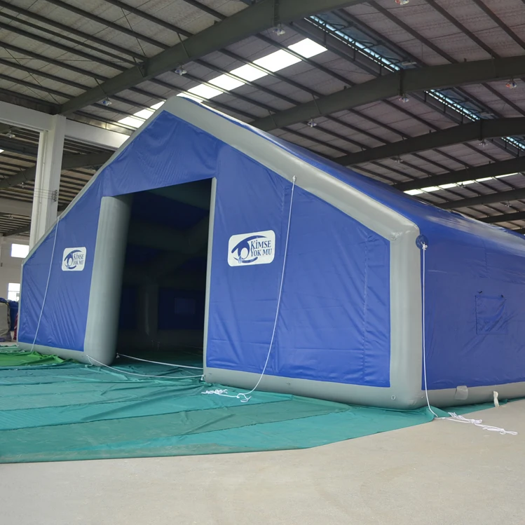 Гигантская надувная палатка для пейнтбола для спортивных игр, синяя надувная Свадебная палатка для улицы