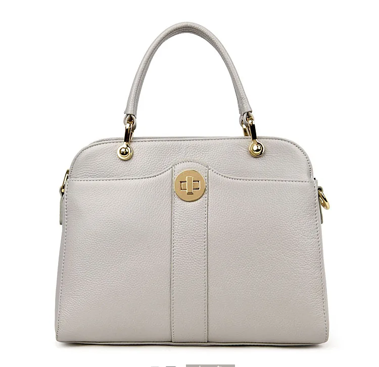 
2019 new design trendy model product genuine pebble pattern cow-skin leather PVC luxury ladies bags handbags for women 