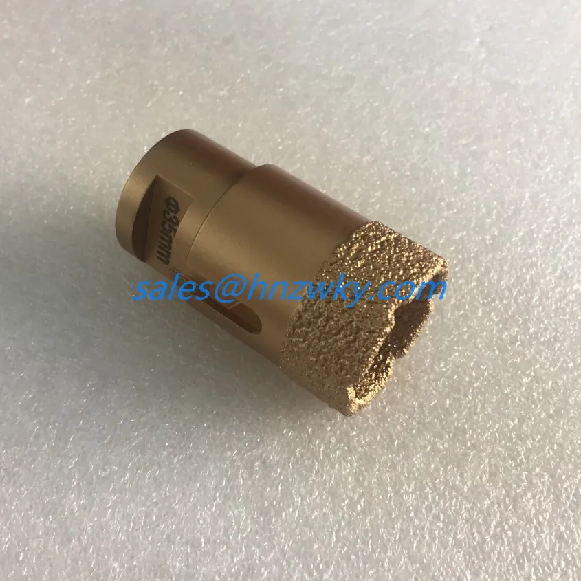 Алмазное корончатое сверло M14 с вакуумным припоем Коронка 6/8/10/14/16/25/32/38/40/45/55/60/65/68/76 мм