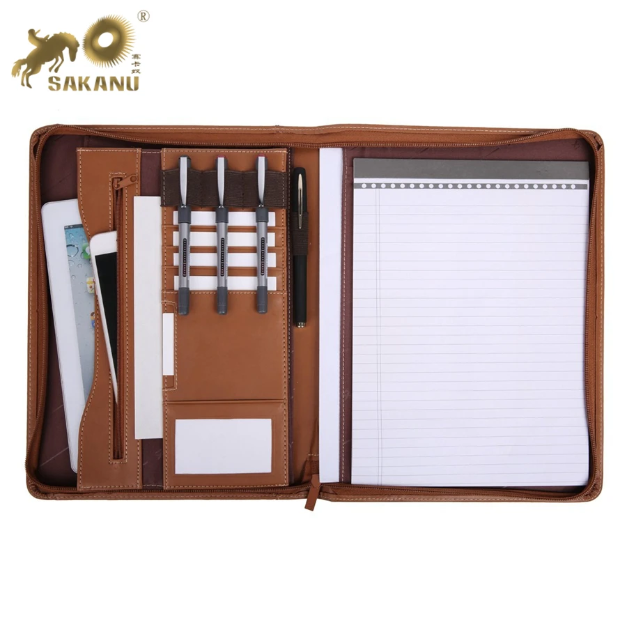 Writing Pad Business Presentation Folder Portfolio