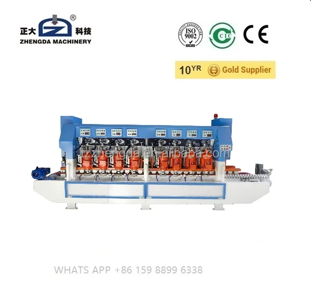 Continuous stone bullnose multi designs edge polishing machine