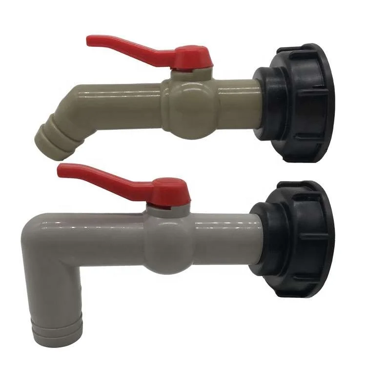 Length plastic tap adapter 2 inch S60x6 thread for ibc tank