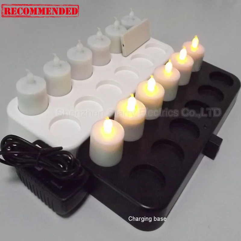 hot sale inductive rechargeable led candle lights