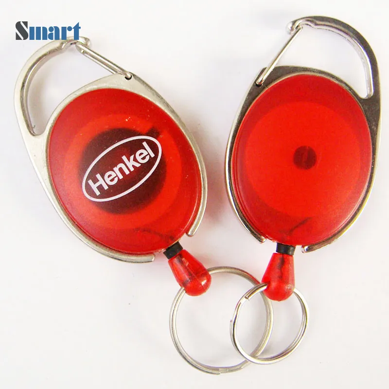 transparent retractable yoyo with card holder