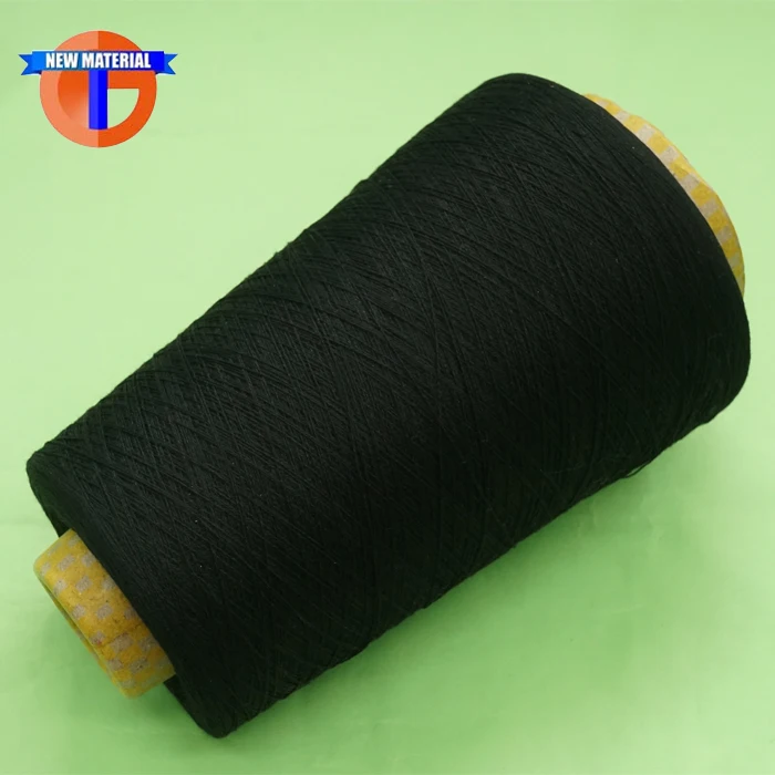 
30S/2 dope dyed black viscose yarn 