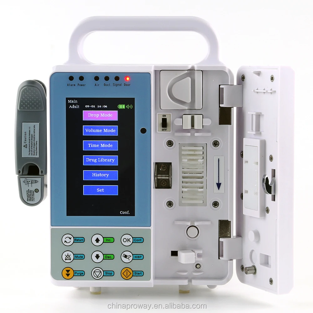 
Veterinary Equipment PRIP-A9000V Veterinary Infusion Pump with Fluid Warmer function and Drug Library 