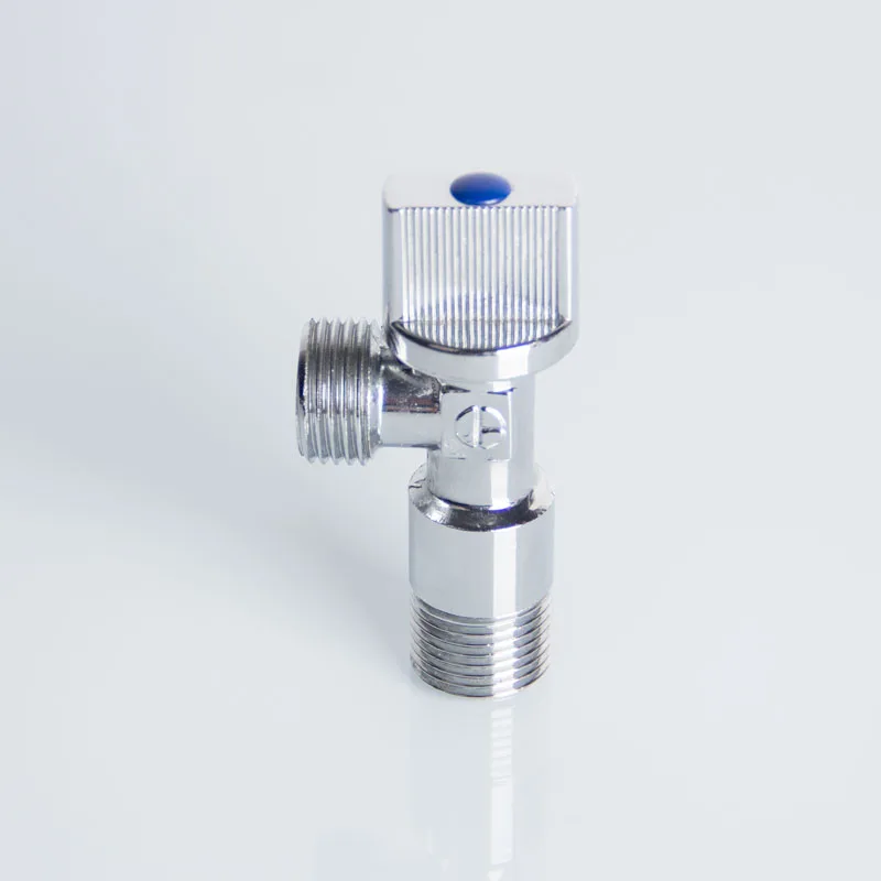 1/2 Латунный Водяной угловой клапан с ручкой из АБС-пластика