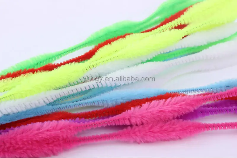 Китайский поставщик, ремесло, синельные трубы, чистящие средства для детей, игрушки «сделай сам»