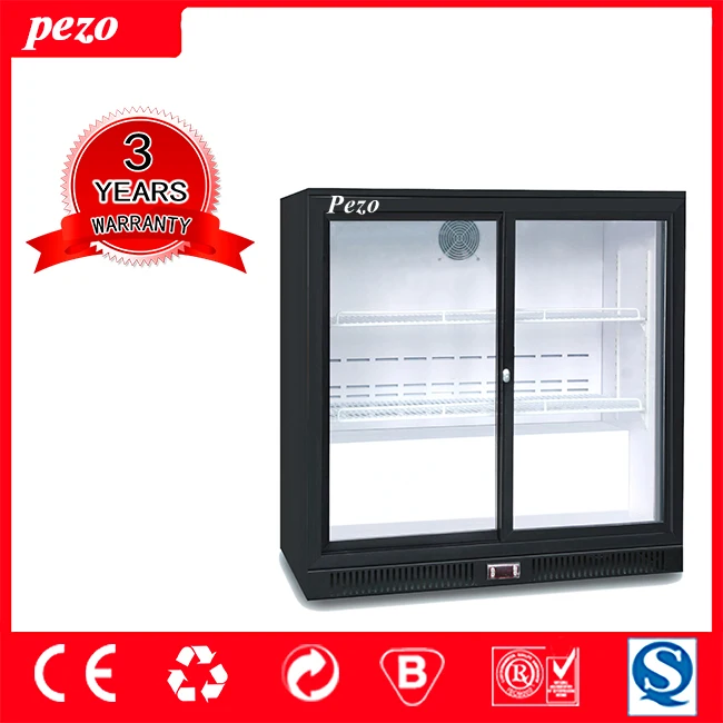 PEZO RY-SC220H high quality back bar cooler with embossed aluminum liner