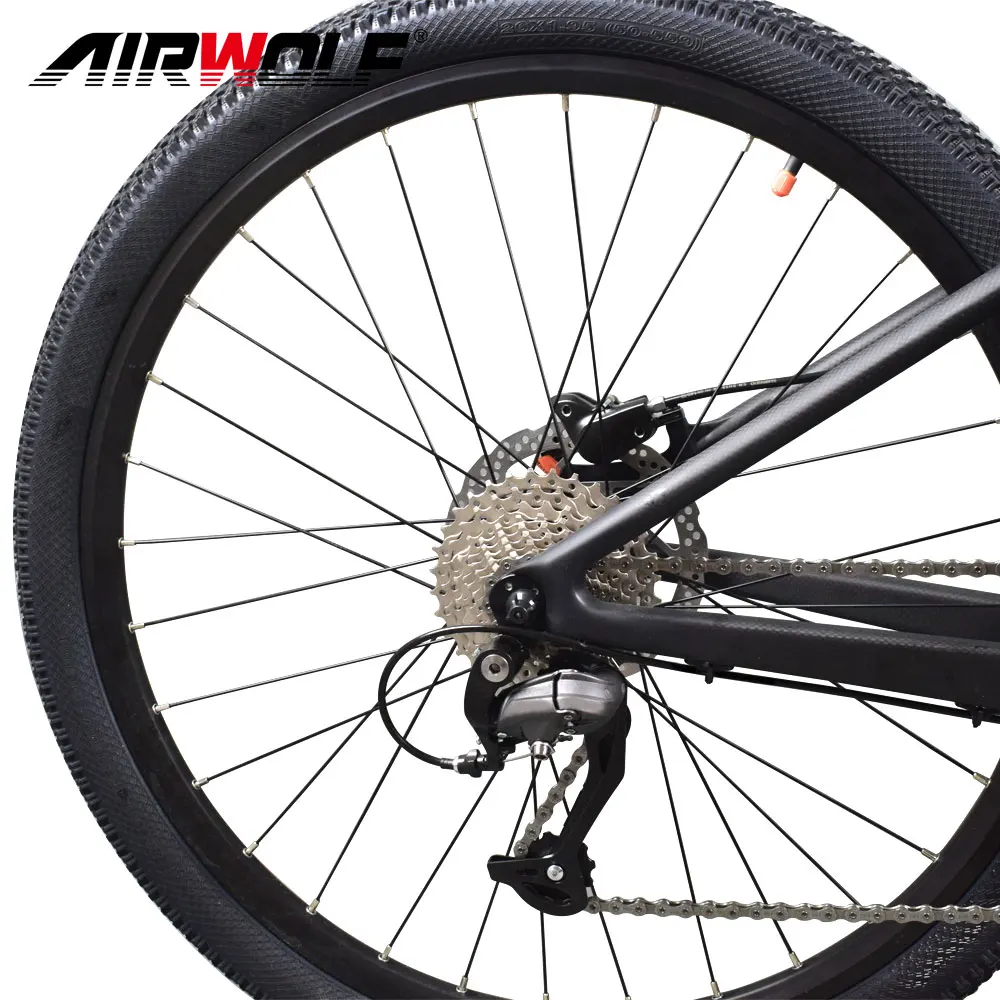 Airwolf New Carbon MTB Bike 26er Carbon mountain bicycle with SH1MANO M370 GroupSet Disc Brake for kids/woman carbon bicicleta
