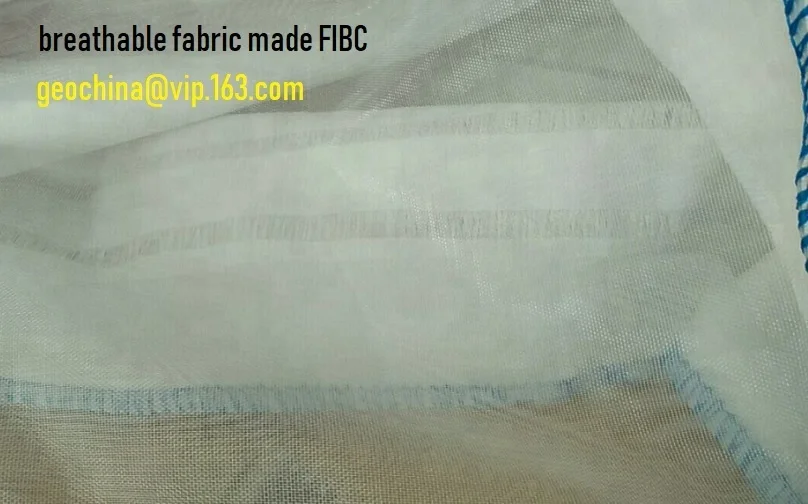 
FIBC breathable fabric mesh bag tonnage bags PP 