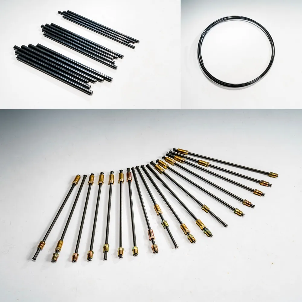 
OD 4.76 to 12mm double wall Zinc plating PVF coated tube 