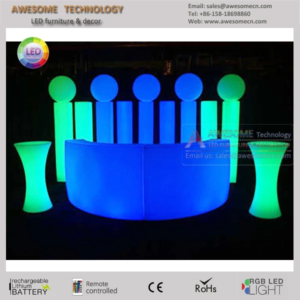 Wedding Party Decor Led Ornaments Pillar