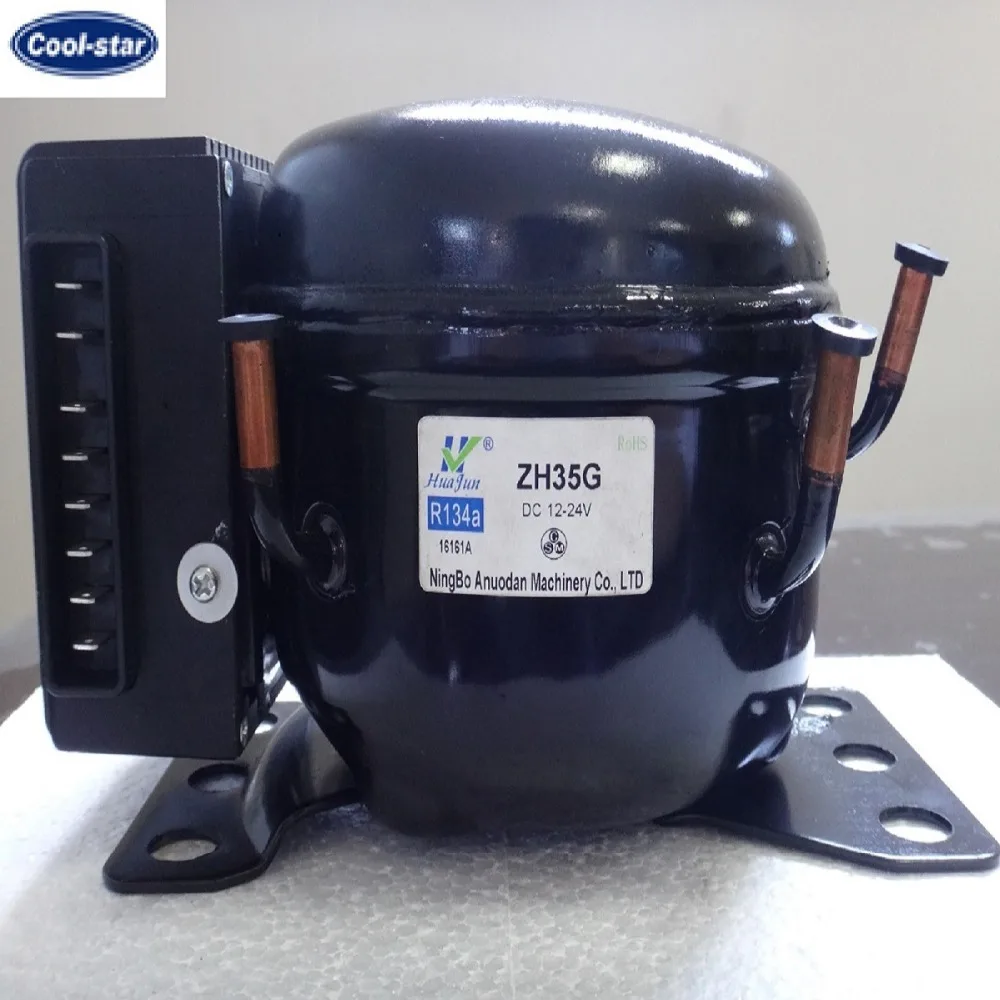 
DC 12/24V Power refrigeration compressor with capacity 2.5 to 6.5 cm3 