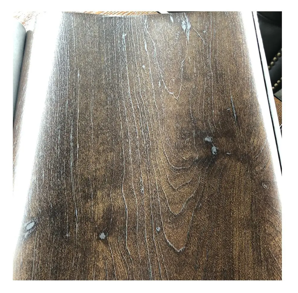 
factory wholesale 30g 40g 45g 50g 60g 65g 70g 80g PU paper for furniture decoration oak wood grain 