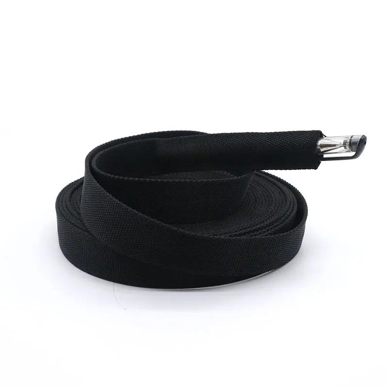 Stock 2cm 2.5cm 3.2cm 3.8cm 5cm Black Hollow Tubular PP Webbing Tape