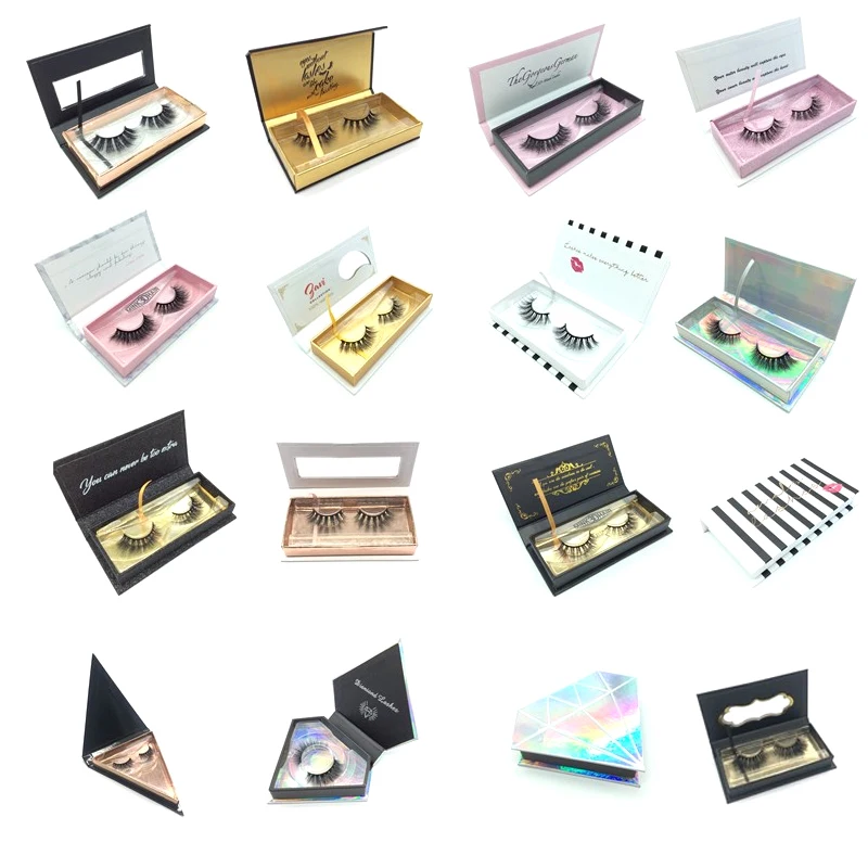 100% cruelty free different whole sale eyelash private label magnetic lashes mink eyelashes made in China