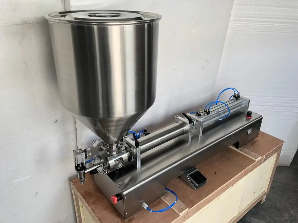 Semi-automatic Pneumatic Paste Flowing Liquid Viscous Liquid Filling Machine for Shampoo