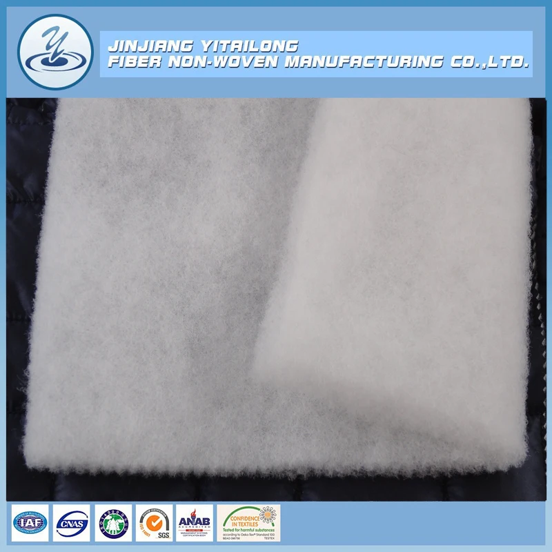 Sports Wear Wadding Washable Far Infrared Cotton Batting Roll Polyester Fiber