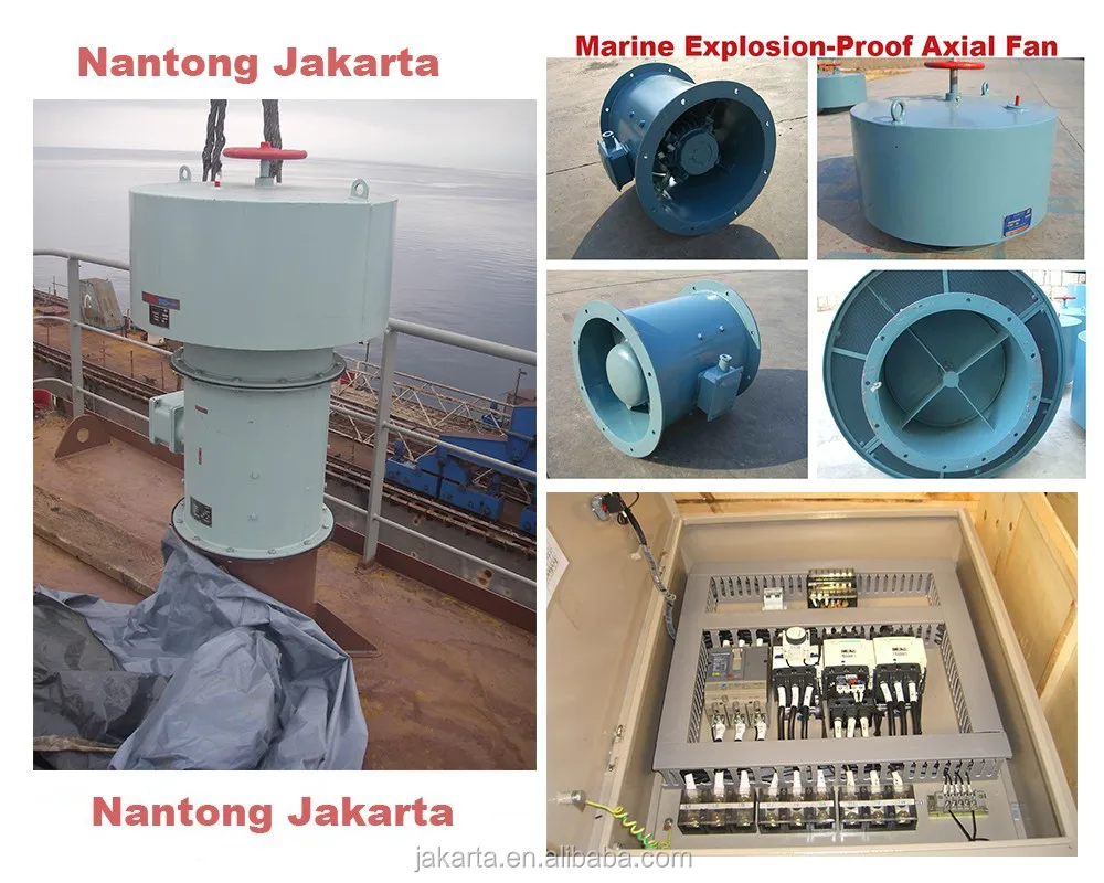 SOLAS Standard China Supplier Hot Sale Explosion Proof Axial Flow Fan Marine Axial Exhaust Fan for ship