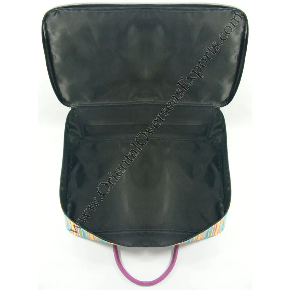 Индивидуальный разноцветный холщовый игрушечный чемодан с принтом