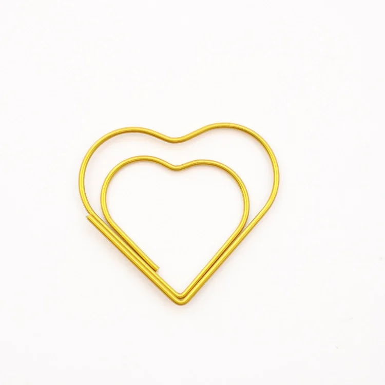 
Creative logo funny printed custom metal bookmark clip for books 