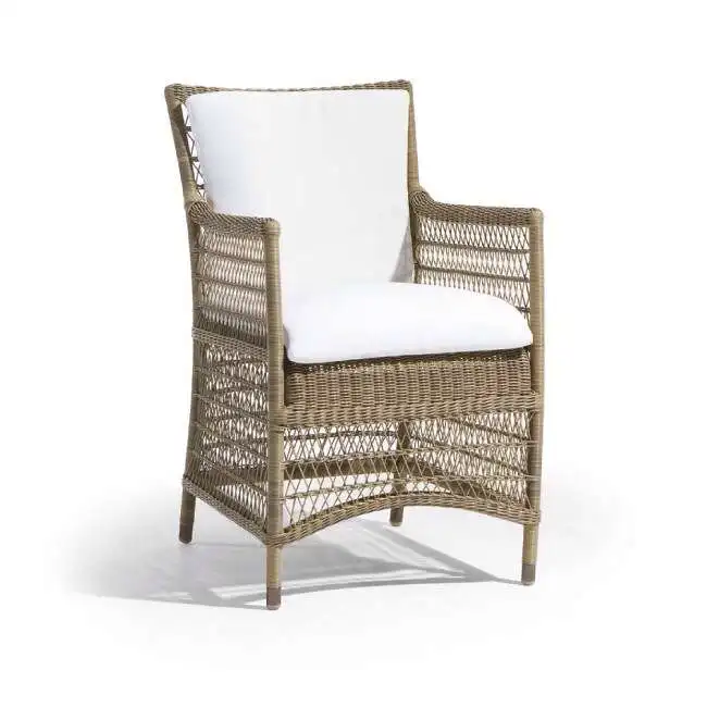 
Foshan outdoor hand weaving furniture rattan dining chair 