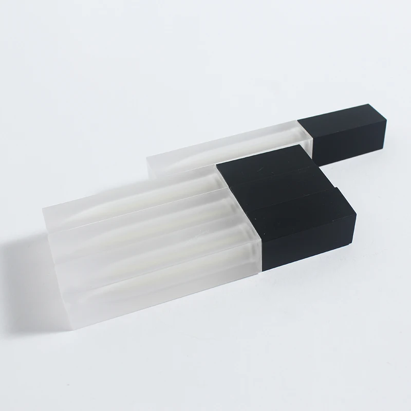 Matte lip gloss tube square lipstick with private label liquid lip eye cream single eyeshadow packaging eyeliner bottle plastic