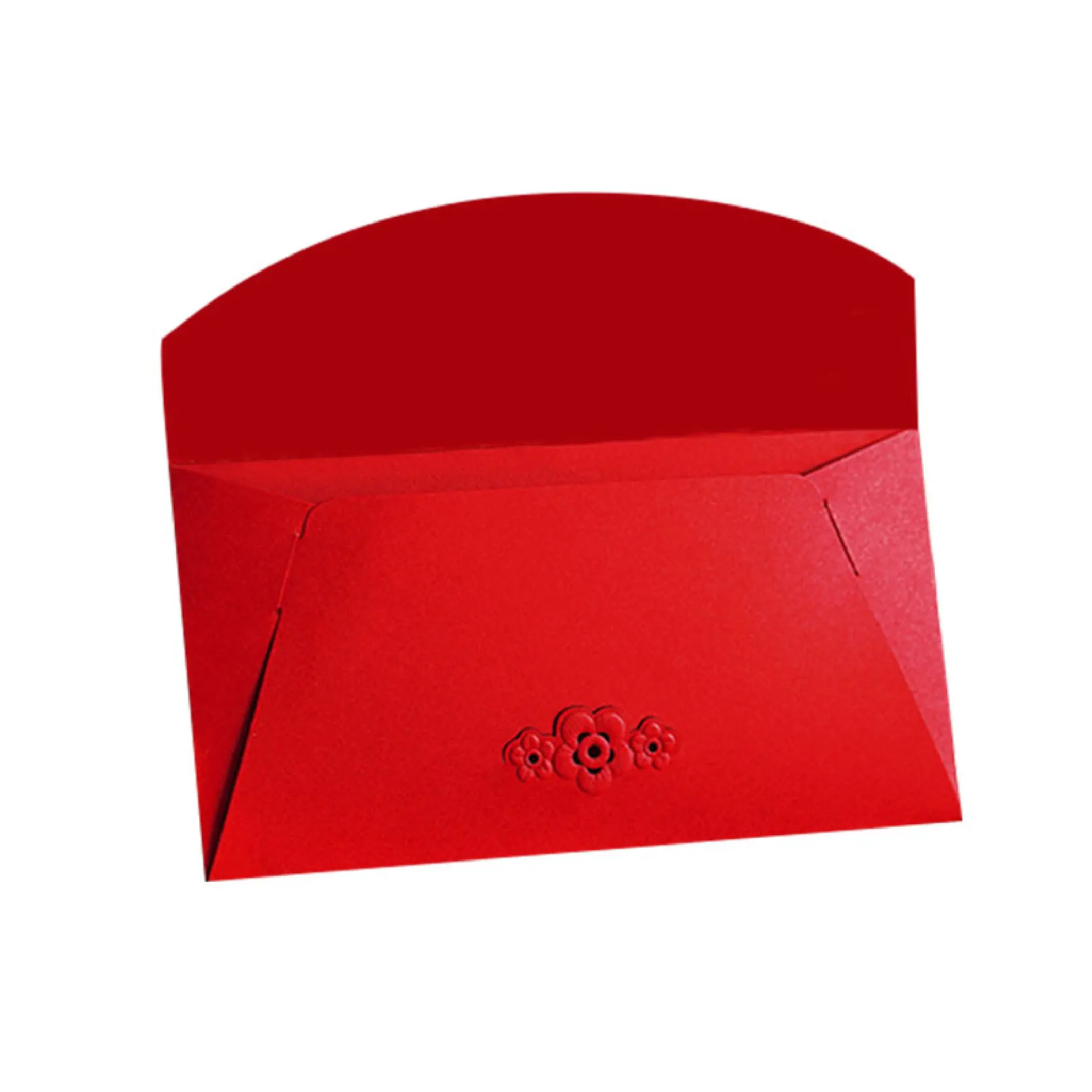 Gold foil stamping UV logo custom paper red packet 2021 hong bao money envelope wedding