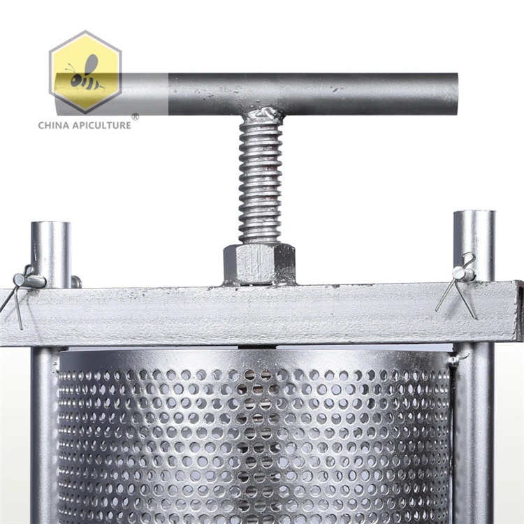 Beekeeping Tools Honey Press Extractor Beeswax Presser Hand Crank Centrifuge Beekeeping Machine Stainless Steel Spinner