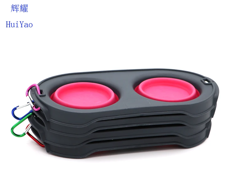 
hot selling pet double bowl pet food bowl 2 pet bowl 
