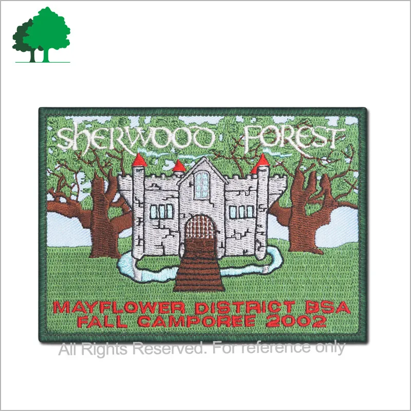 Direct factory sale custom high quality cheap textile patch with hook and loop backing