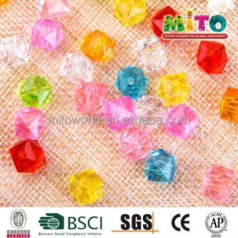 Kids educational toys wholesale colorful plastic beads