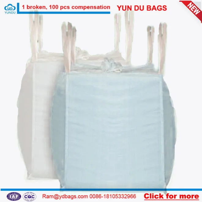 Cement / Concrete polypropylene sand 1 Ton Bulk Bags / Flexible Intermediate Bulk Containers