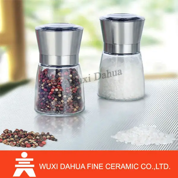 DAHUA Прозрачное стекло соль и перец мельница