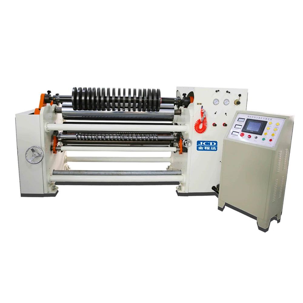 Automatic Film and paper jumbo roll slitter rewinder machine