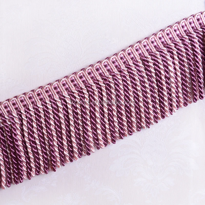 Factory Sale Elegant Bullion Trimming Fringe Used For Sofa Bedding Fringe