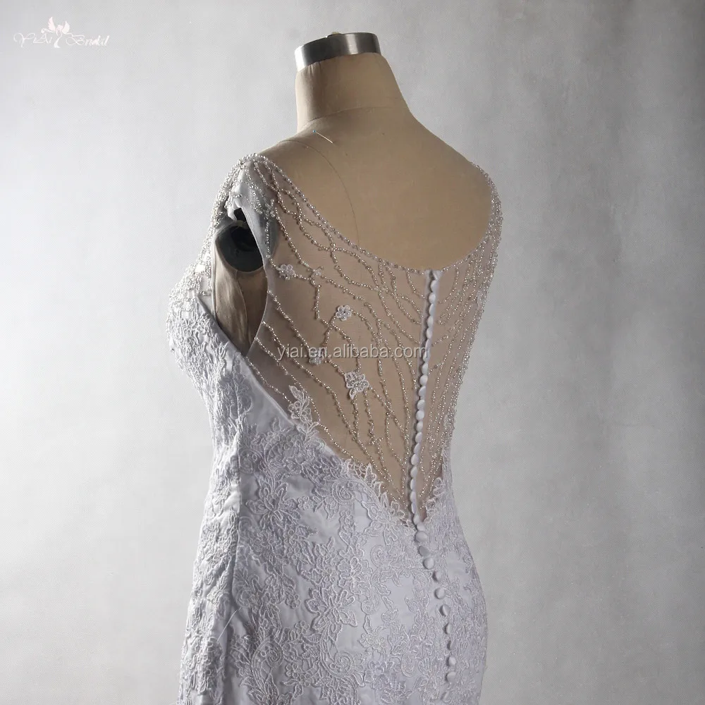 LZ231 Elegance Beading Lace Wedding Dresses Vestido De Noiva Low Price High Quality Bridal Dress