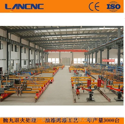 Hot sale Gantry type heavy duty CNC gas /plasma  cnc plasma metal cutting machine