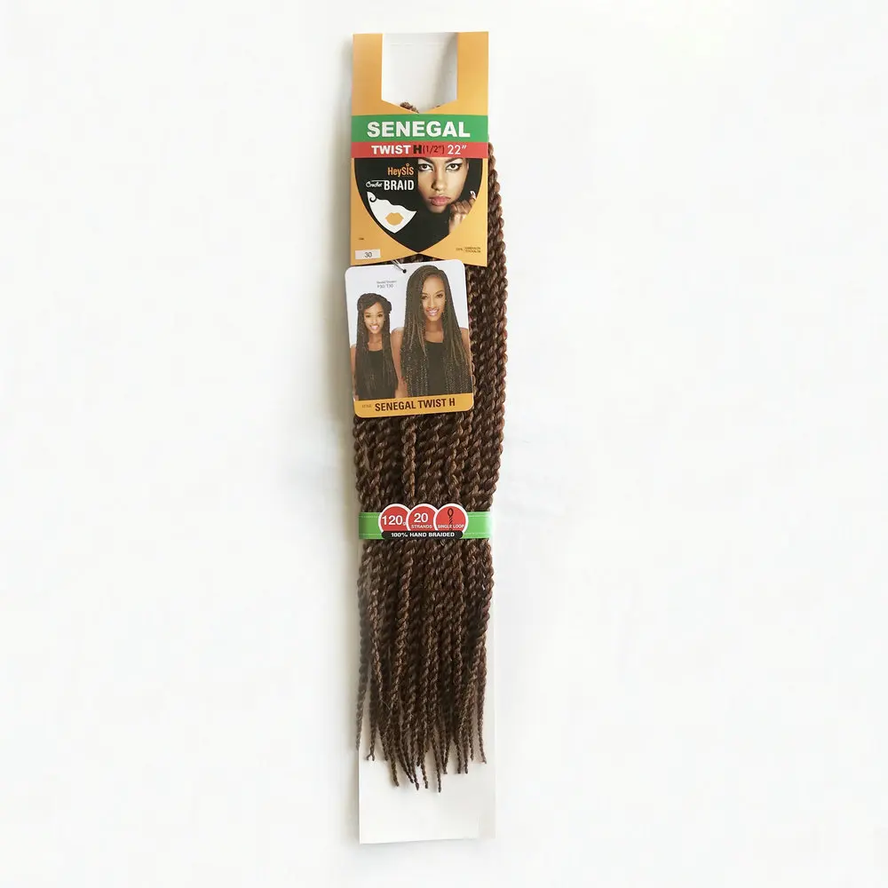 Factory price for Wholesale Hair Extension Type and Synthetic Hair senegal twist crochet braid with best quality