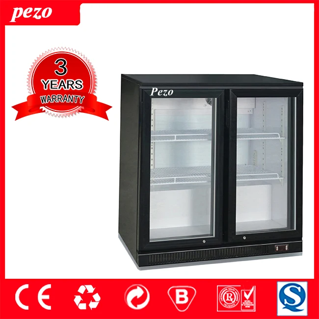 PEZO RY-SC220H high quality back bar cooler with embossed aluminum liner